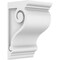 Ekena Millwork Standard Scroll Architectural Grade PVC Corbel, 5"W x 5"D x 10"H CORP05X05X10SCR - alternate 1